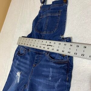 WAX JEAN Navy blue denim overalls women Small SKU153